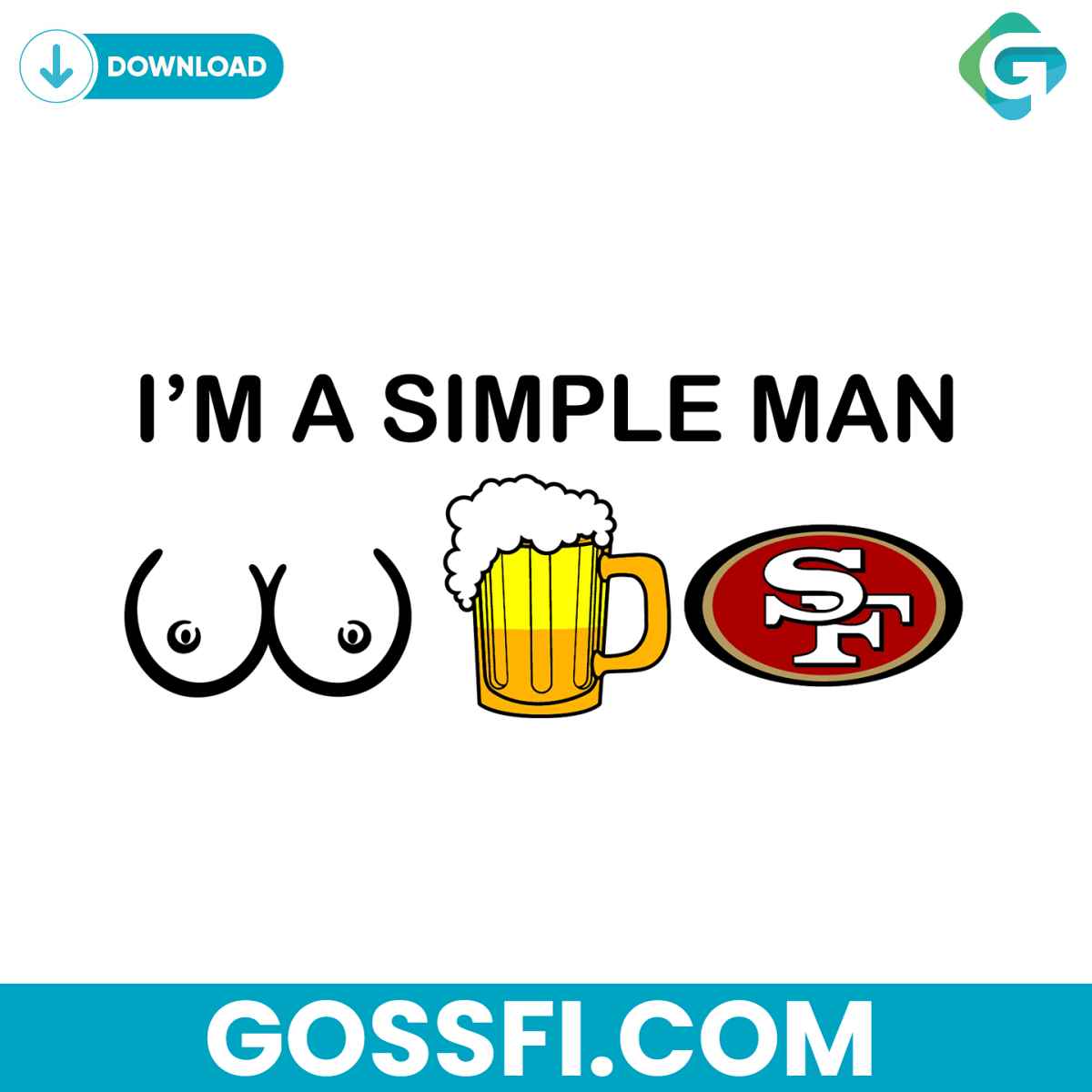 i-am-a-simple-man-san-francisco-49ers-svg