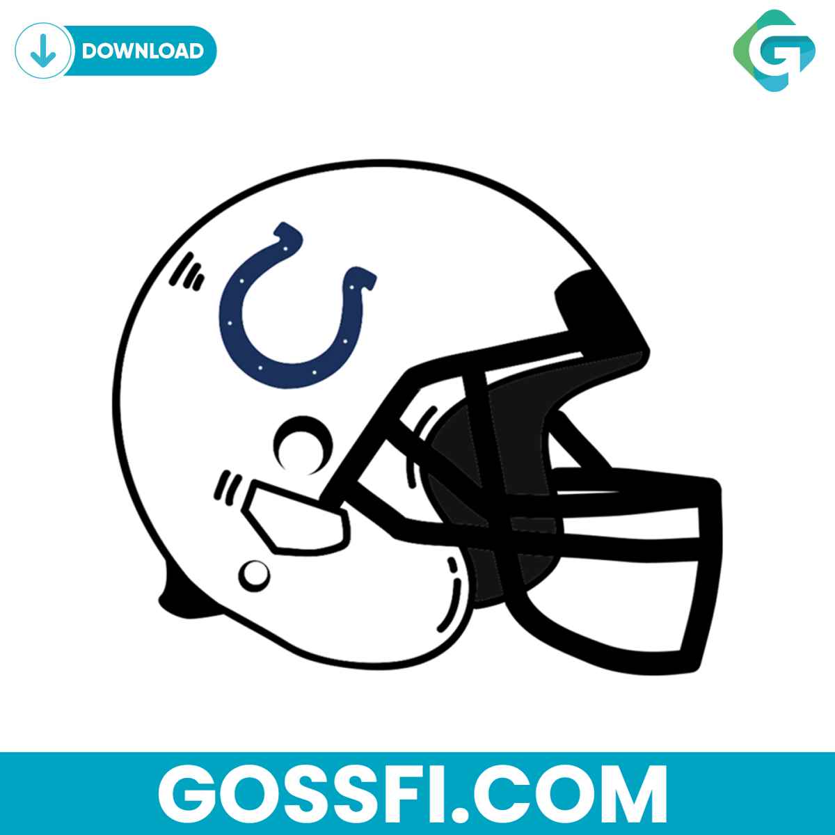 indianapolis-colts-helmet-svg-cricut-digital-download