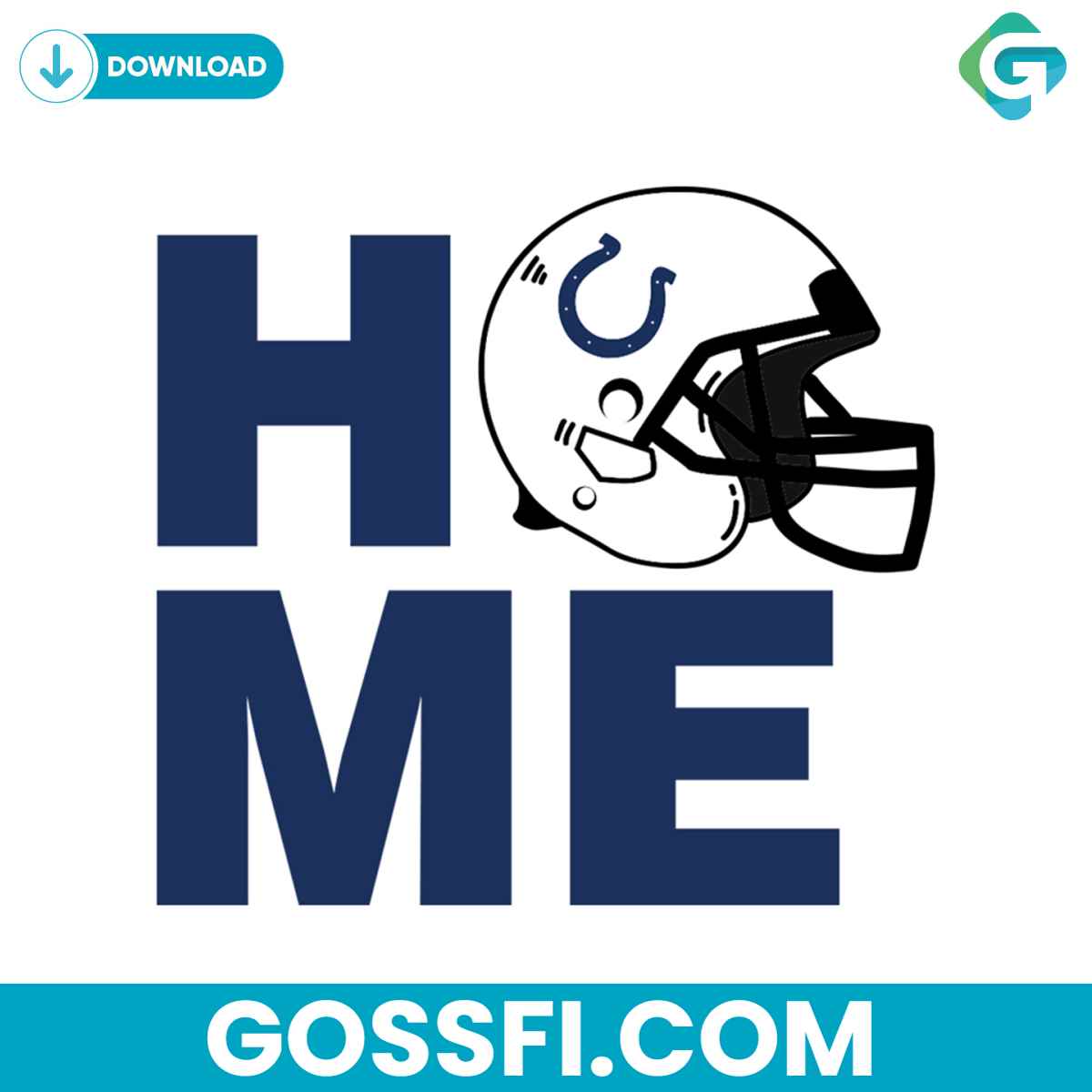 home-indianapolis-colts-helmet-svg-digital-download
