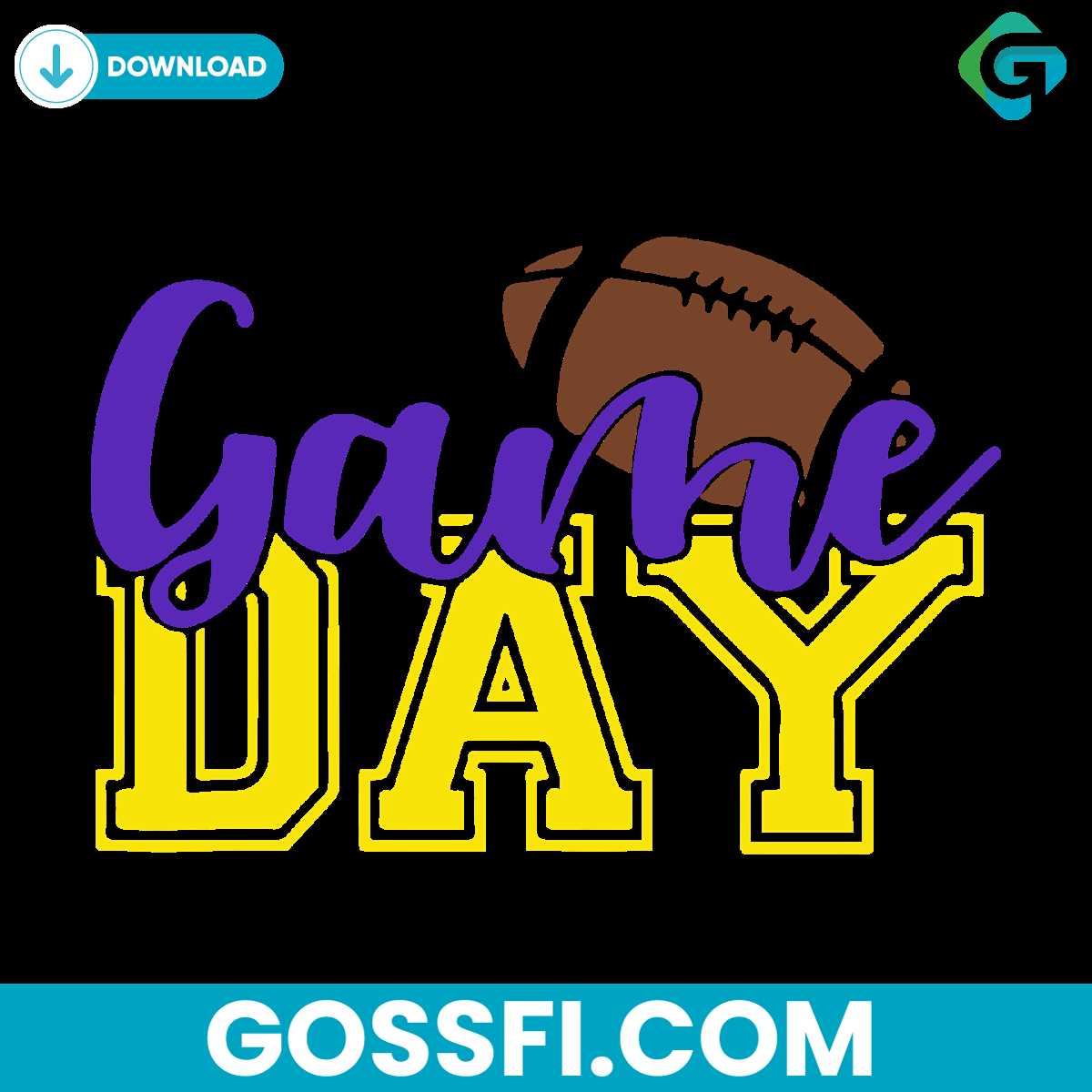 purple-and-gold-football-game-day-vibes-svg