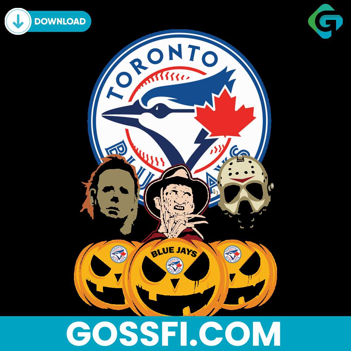 toronto-blue-jays-halloween-horror-movie-pumpkin-svg