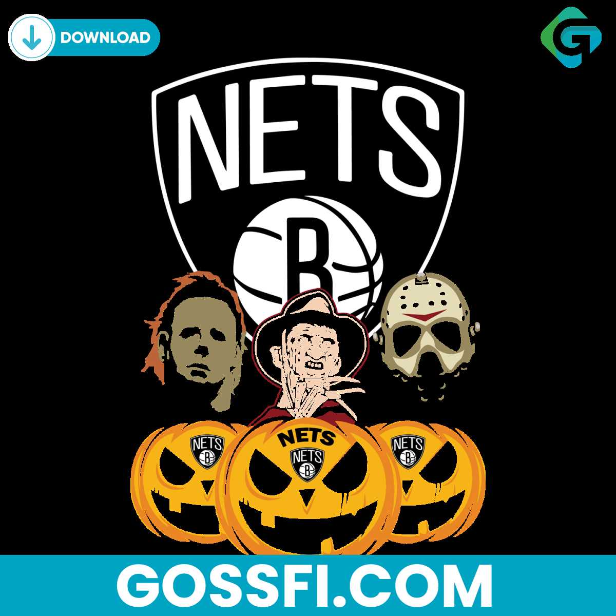 halloween-horror-movie-pumpkin-brooklyn-nets-svg