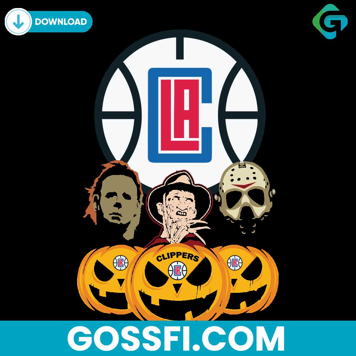 halloween-horror-movie-pumpkin-la-clippers-svg
