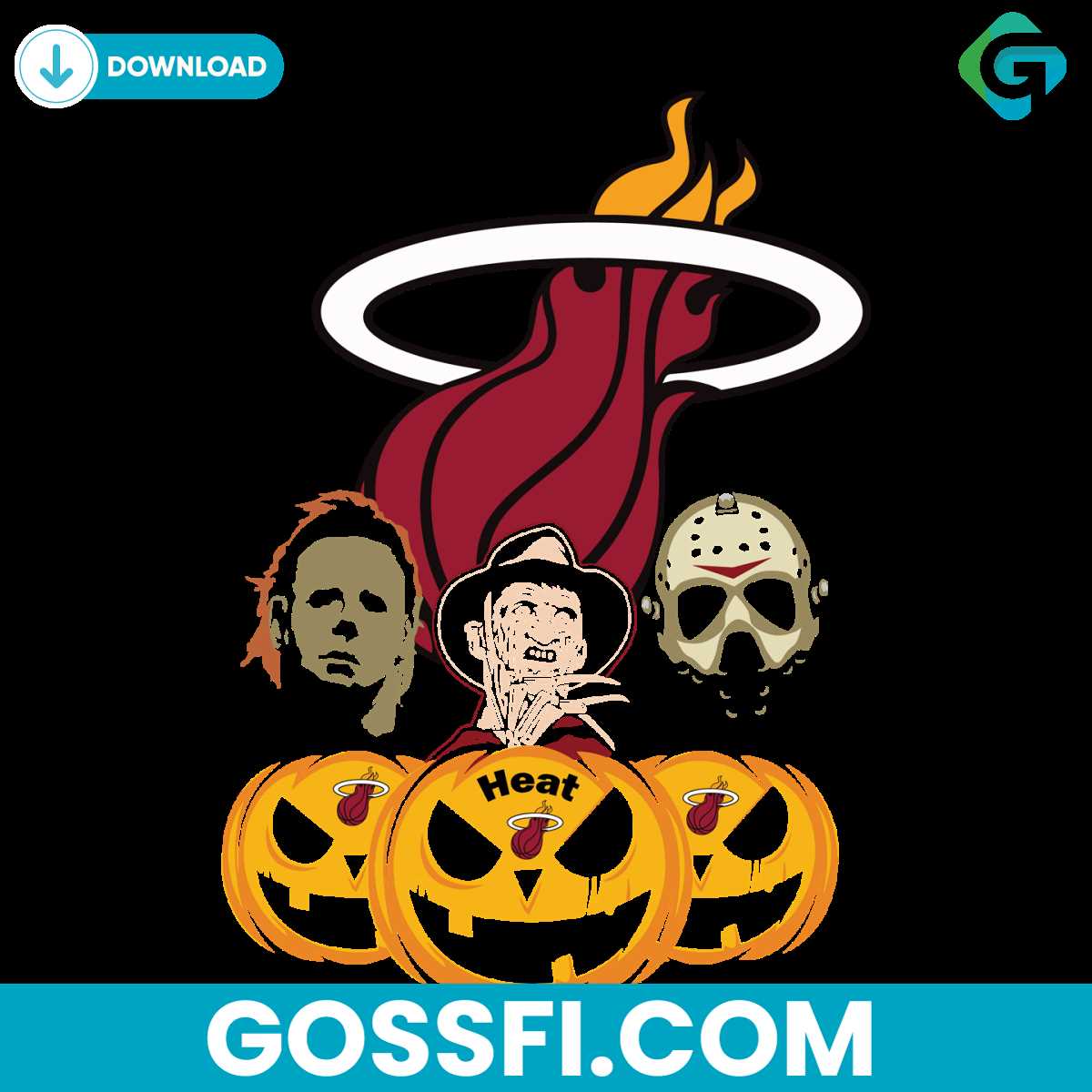 halloween-horror-movie-pumpkin-miami-heat-svg