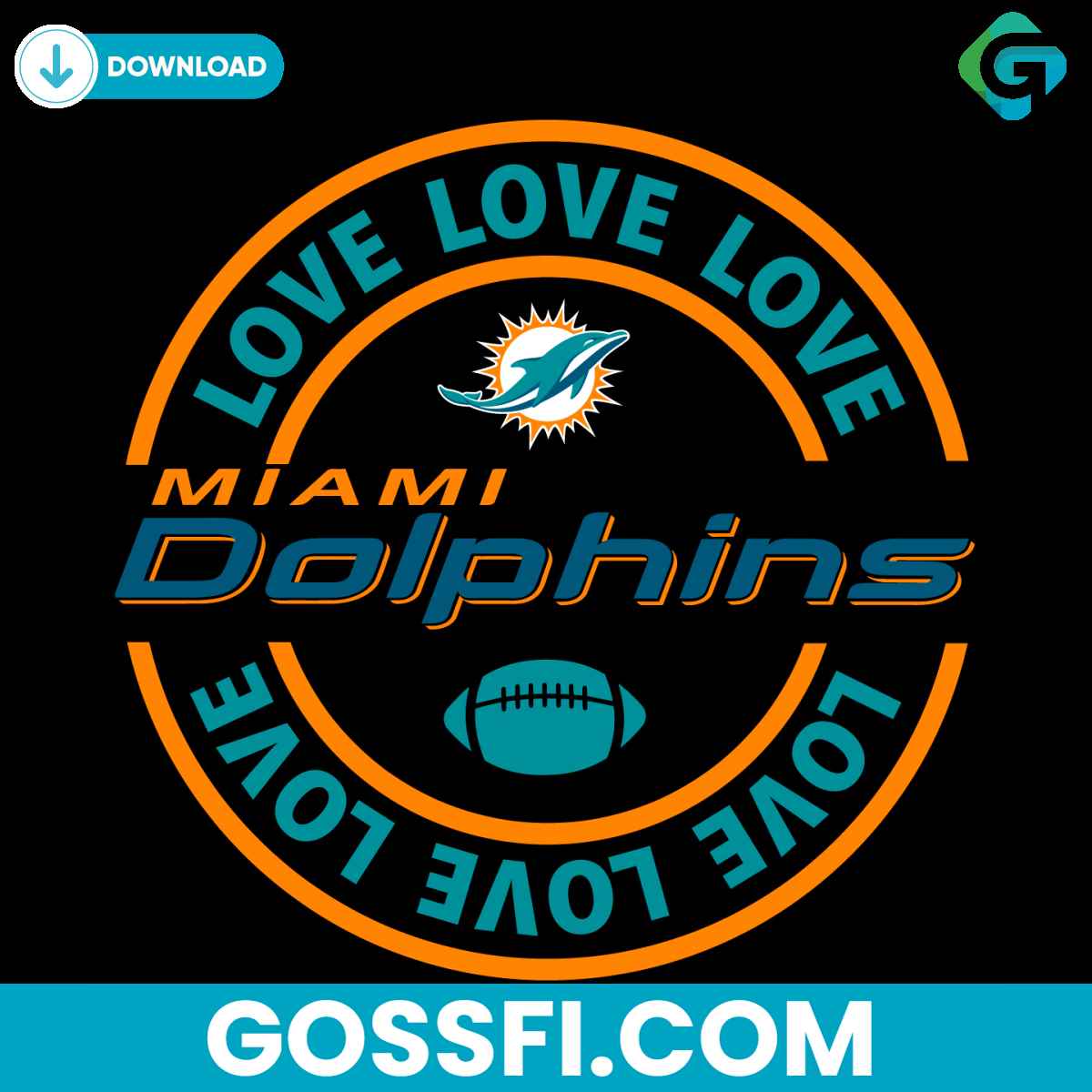 love-miami-dolphins-svg-digital-download