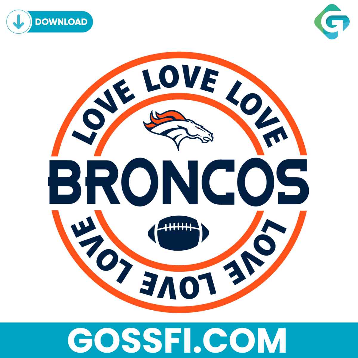 love-denver-broncos-svg-digital-download