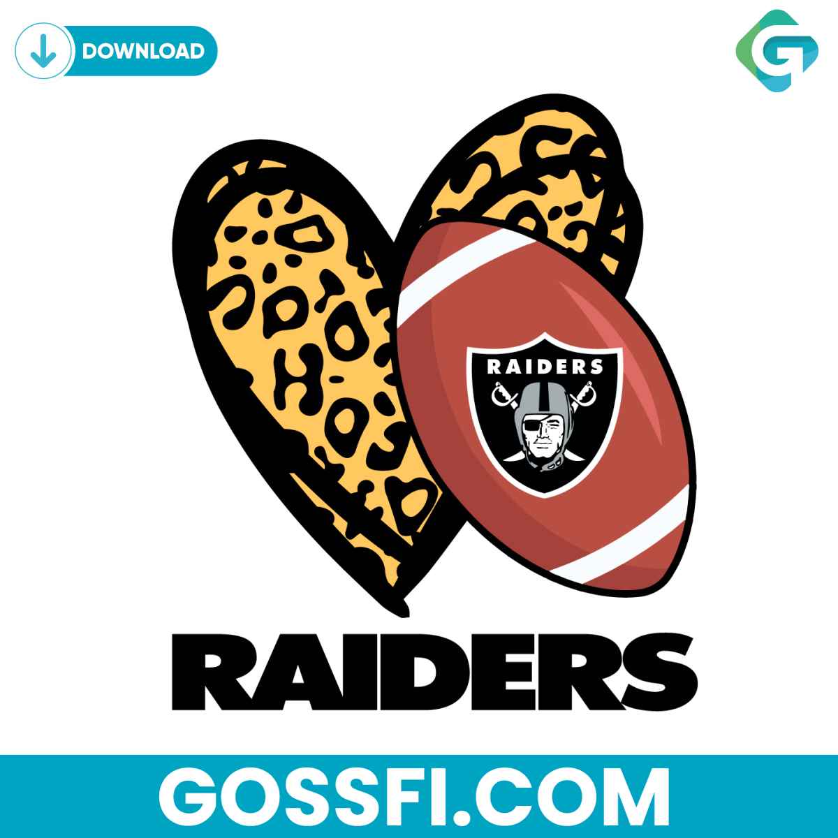 las-vegas-raiders-leopard-heart-svg