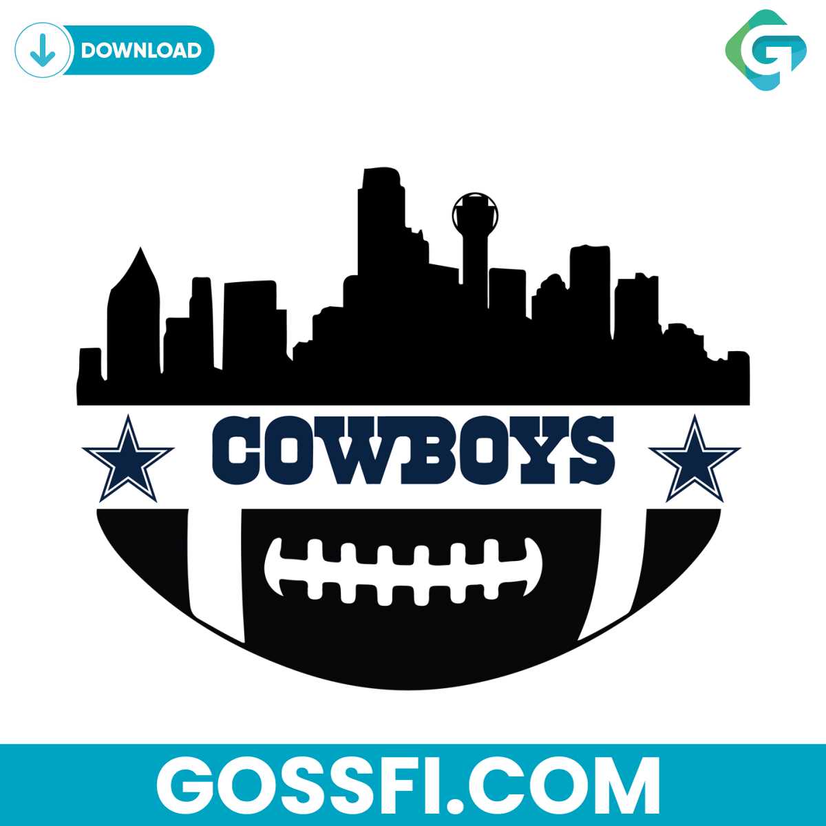 dallas-cowboys-nfl-football-skyline-svg