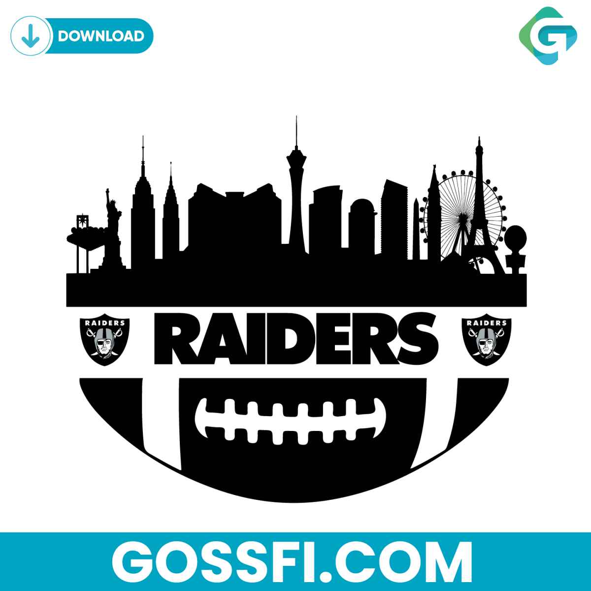 las-vegas-raiders-nfl-football-svg