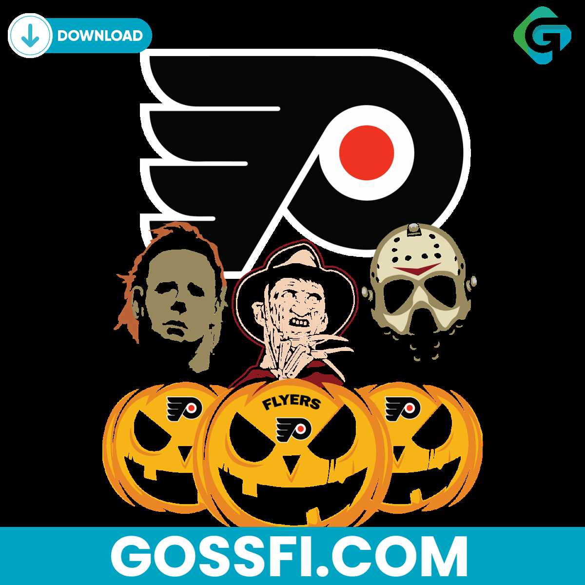 philadelphia-flyers-halloween-horror-movie-pumpkin-svg