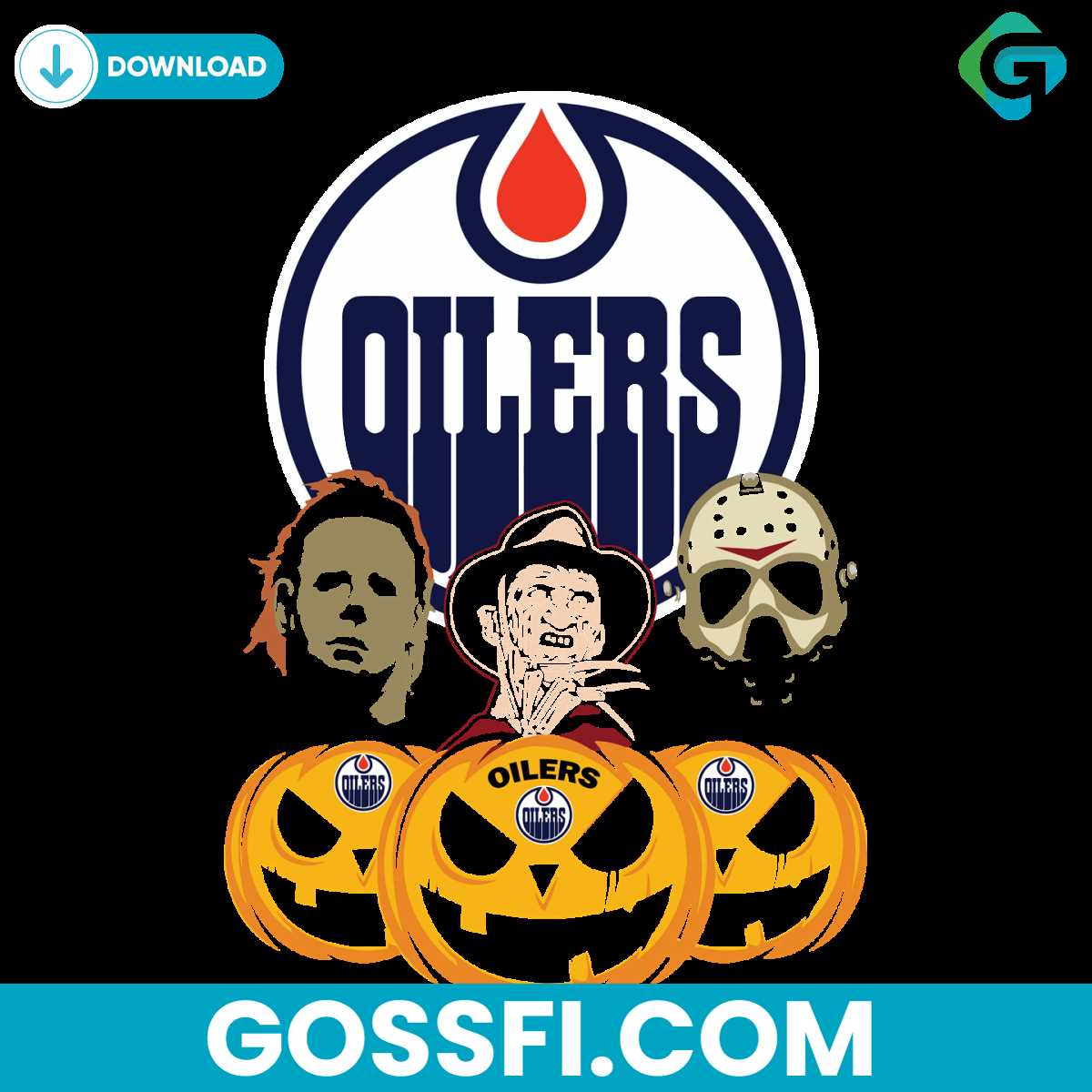 edmonton-oilers-halloween-horror-movie-pumpkin-svg
