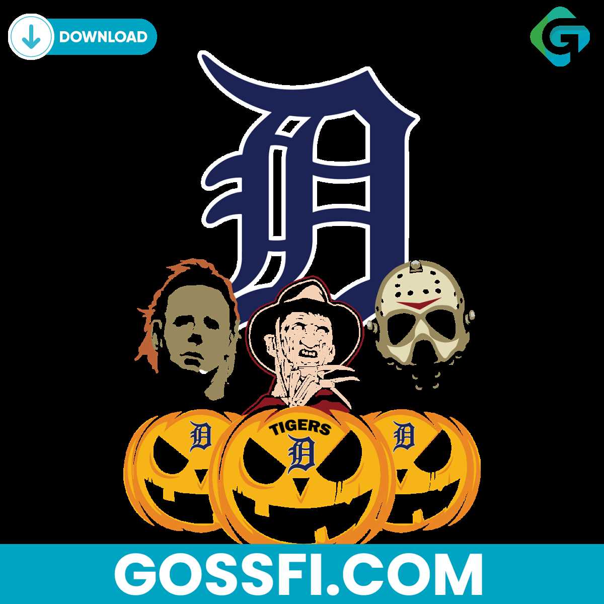 detroit-tigers-halloween-horror-movie-pumpkin-svg