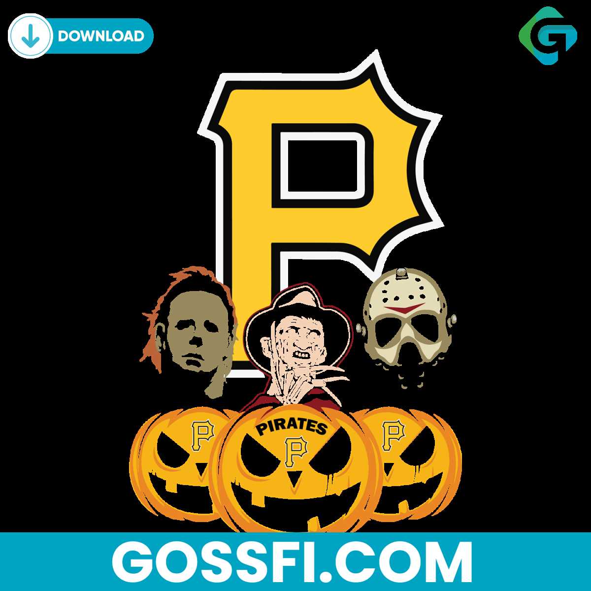 pittsburgh-pirates-halloween-horror-movie-pumpkin-svg
