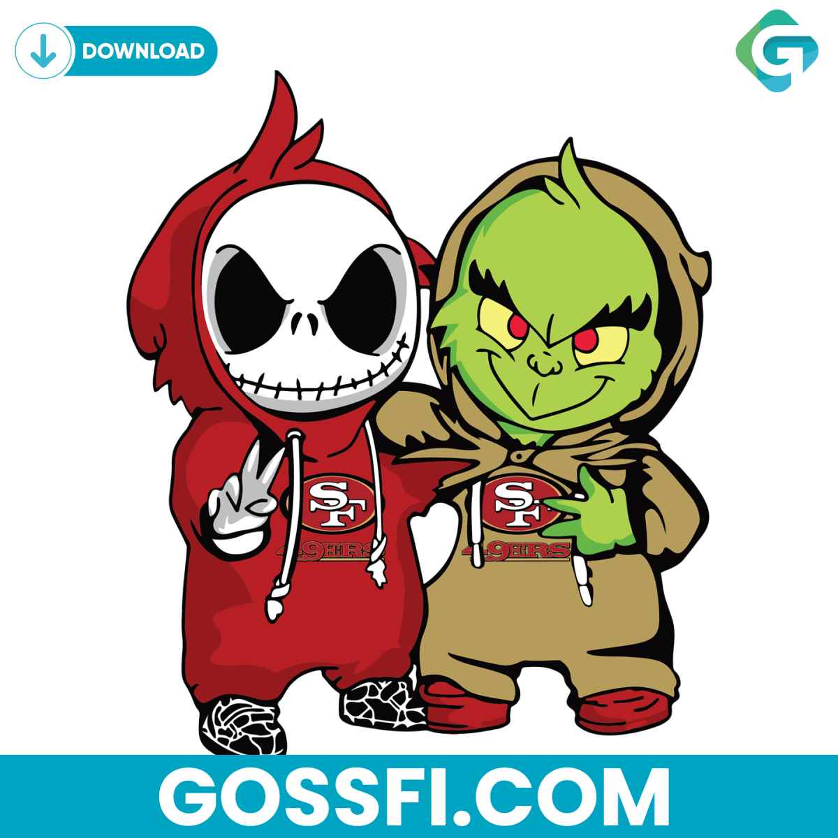 jack-and-grinch-san-francisco-49ers-svg