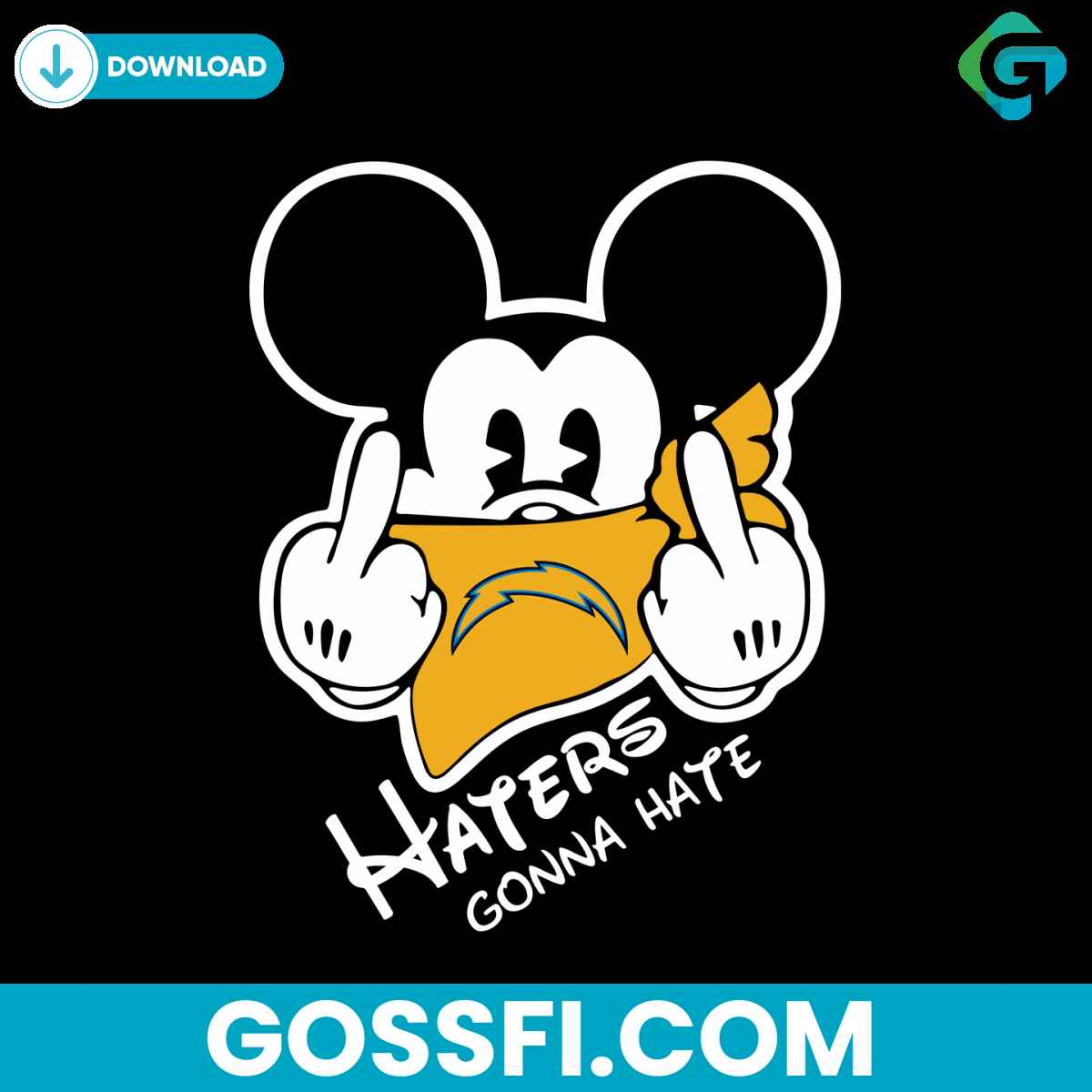 los-angeles-chargers-haters-gonna-hate-svg