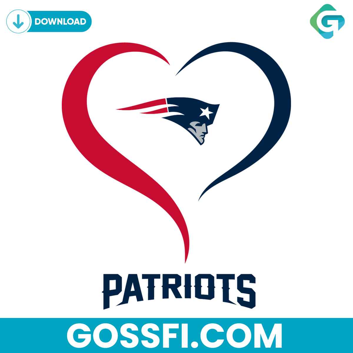 love-new-england-patriots-svg-digital-download