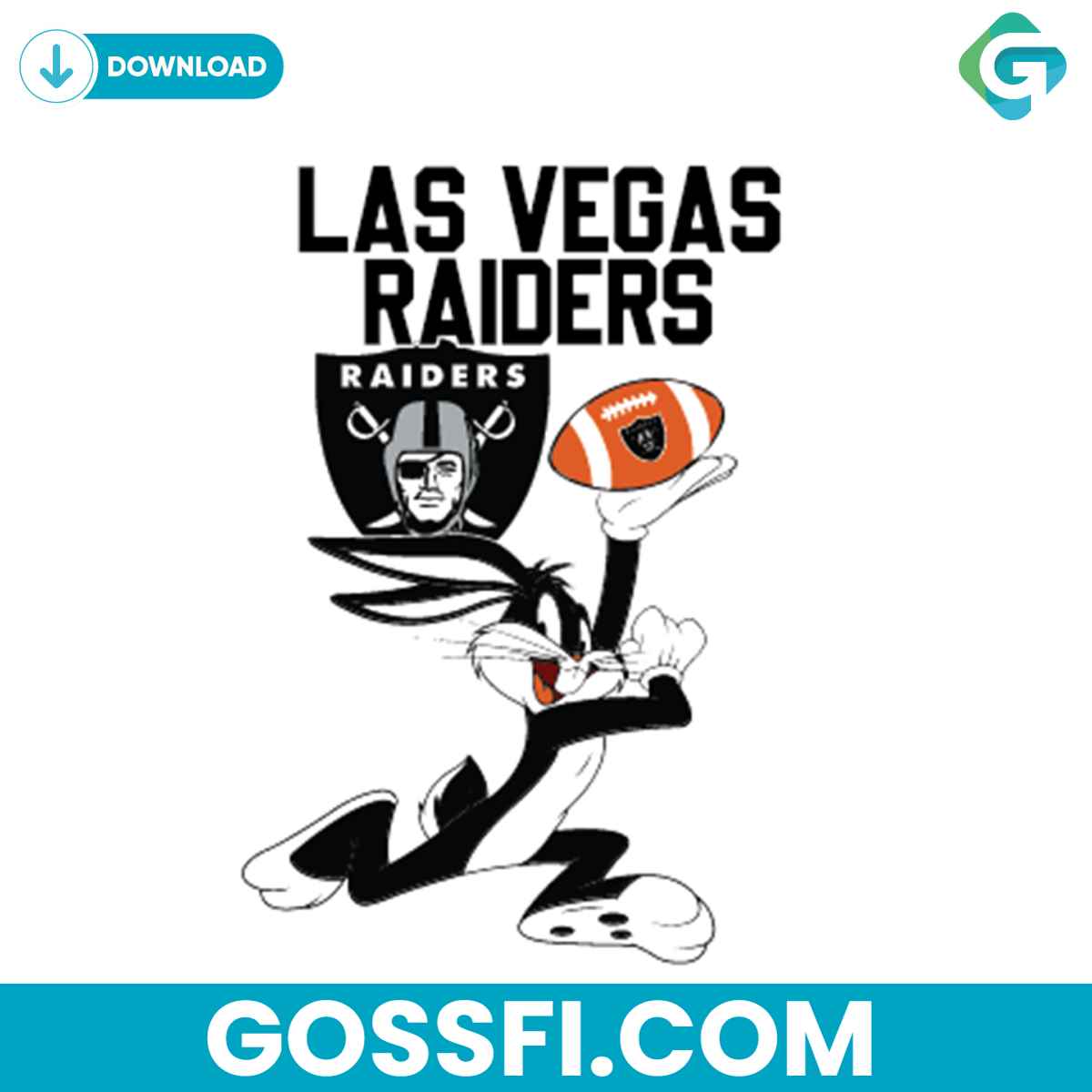 las-vegas-raiders-football-bunny-svg