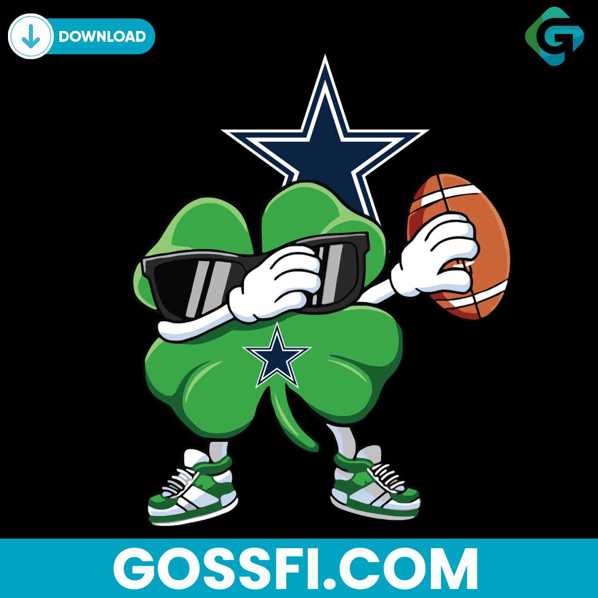 dabbing-shamrock-football-st-patricks-day-dallas-cowboys-svg