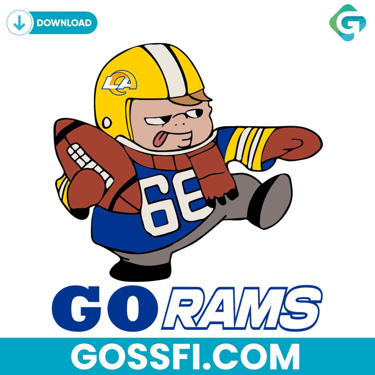 go-los-angeles-rams-svg-digital-download