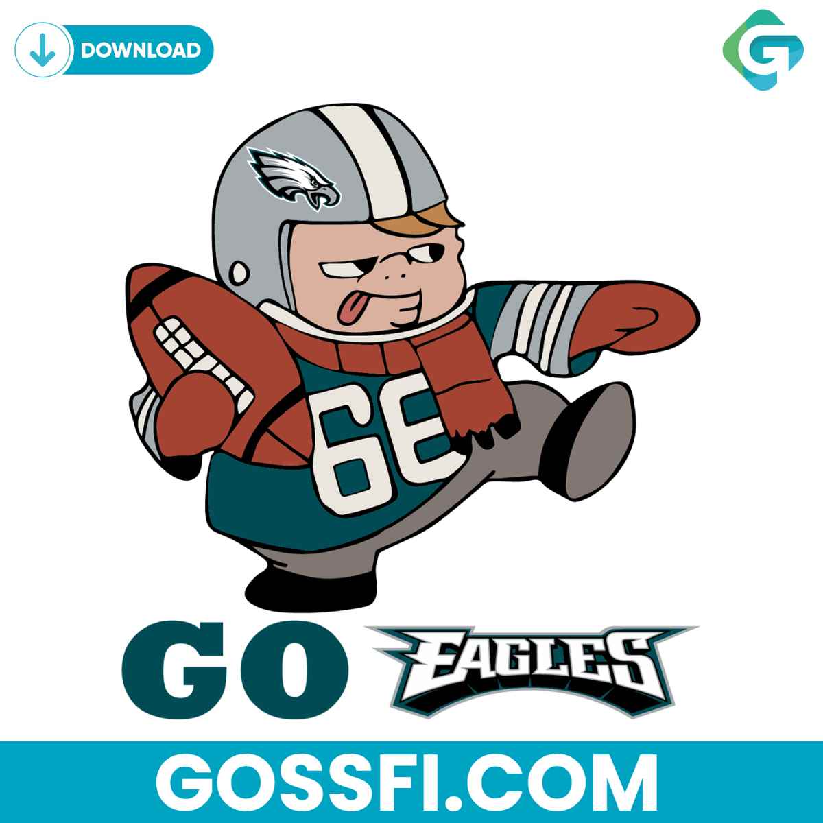 go-eagles-player-svg-digital-download