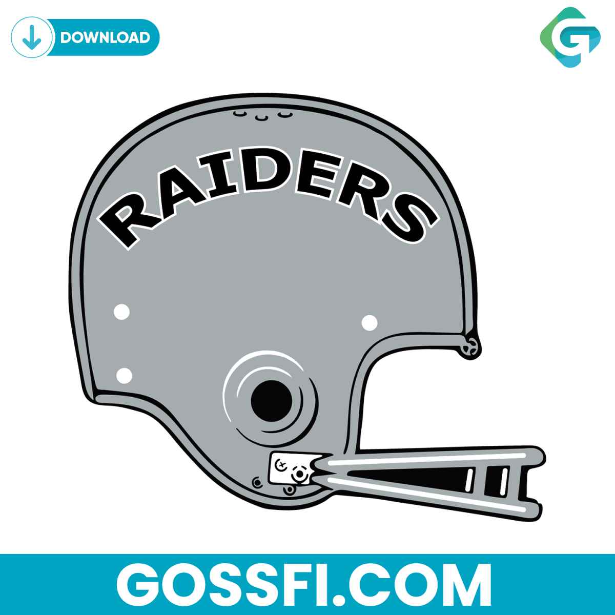 las-vegas-raiders-football-helmet-svg