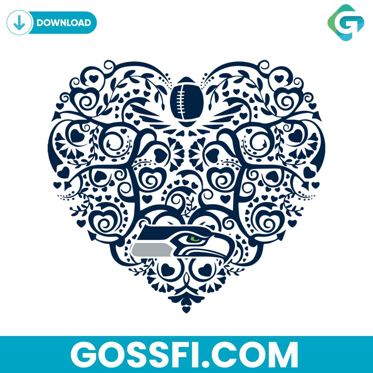 seattle-seahawks-football-heart-svg-digital-download