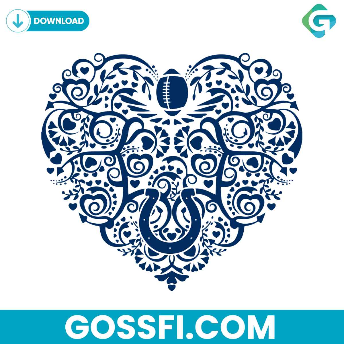 indianapolis-colts-football-heart-svg