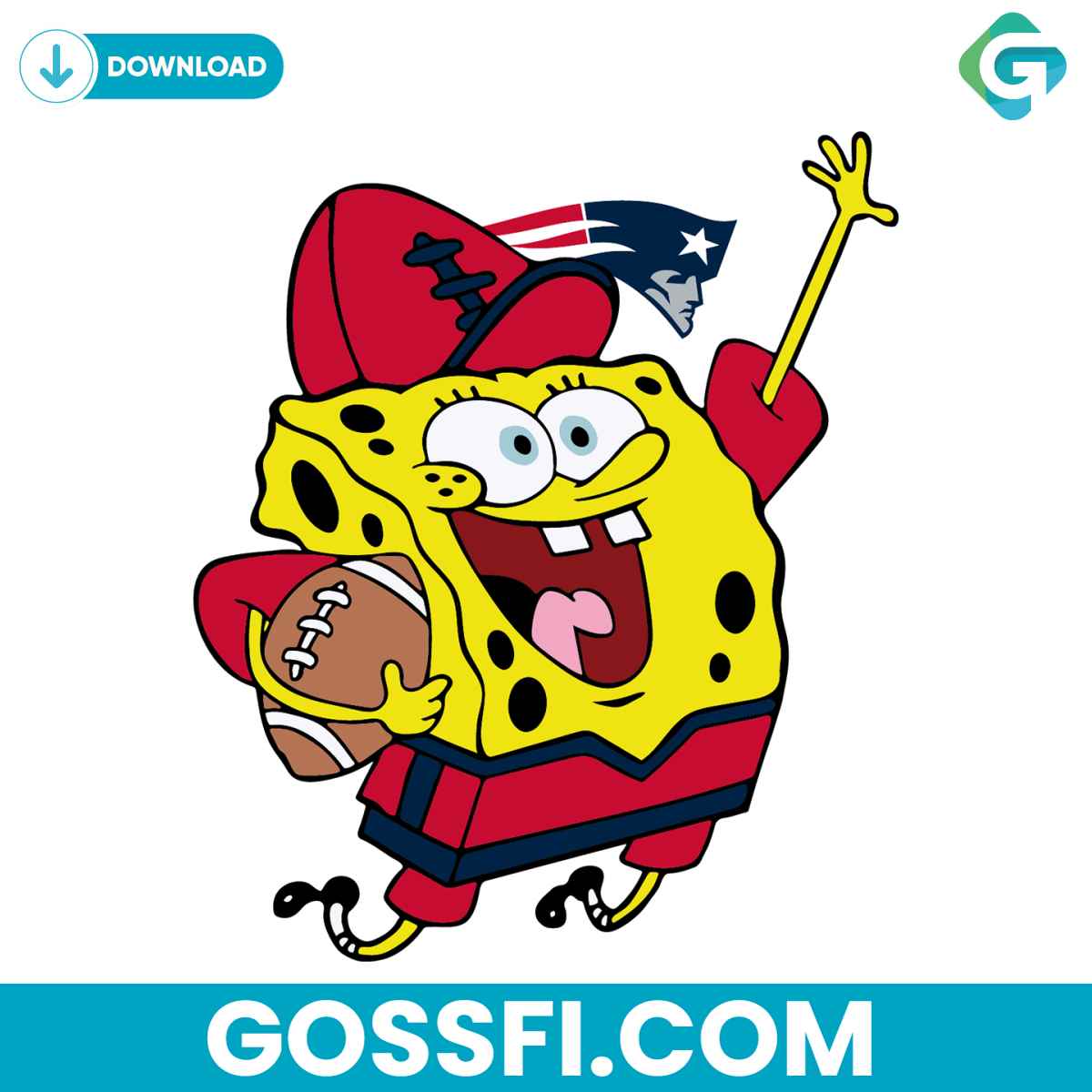 new-england-patriots-football-spongebob-svg