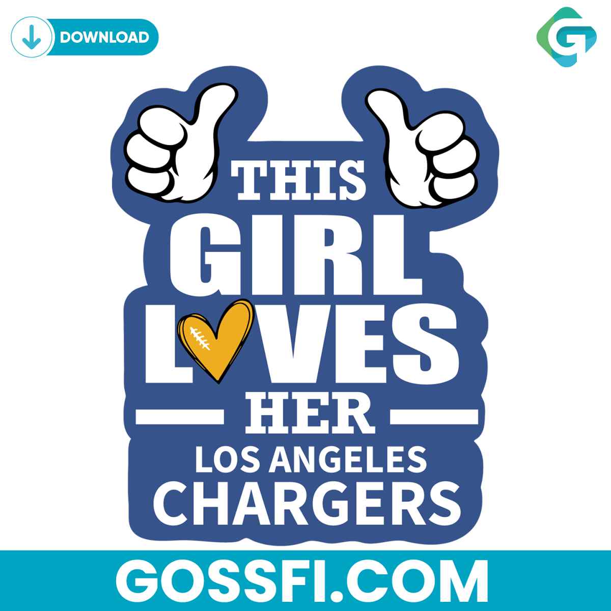 this-girl-loves-her-chargers-svg-digital-download