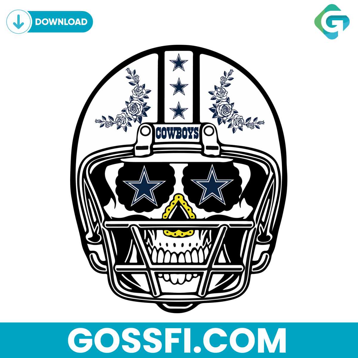 sugar-skull-cowboys-svg-digital-download