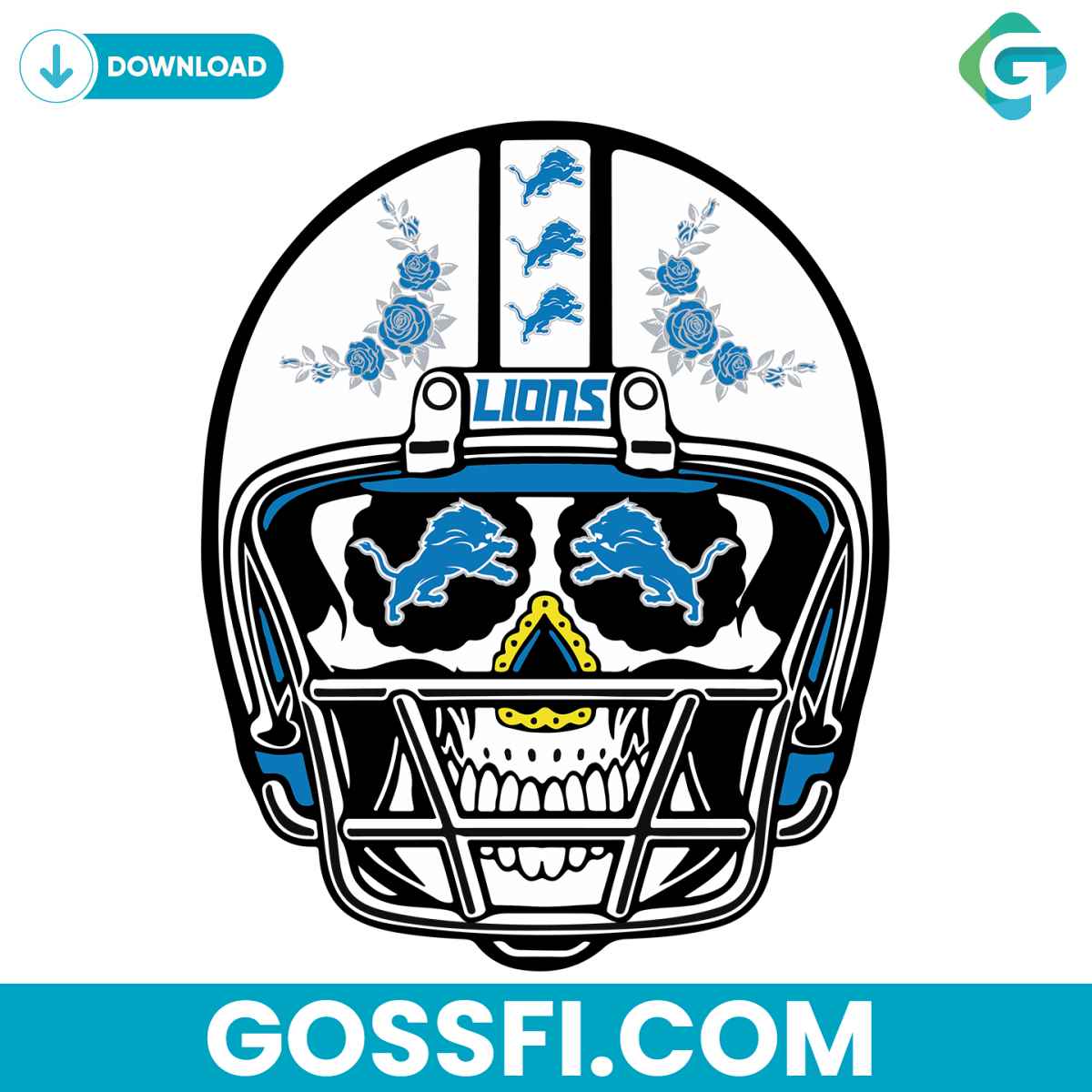 sugar-skull-lions-svg-digital-download
