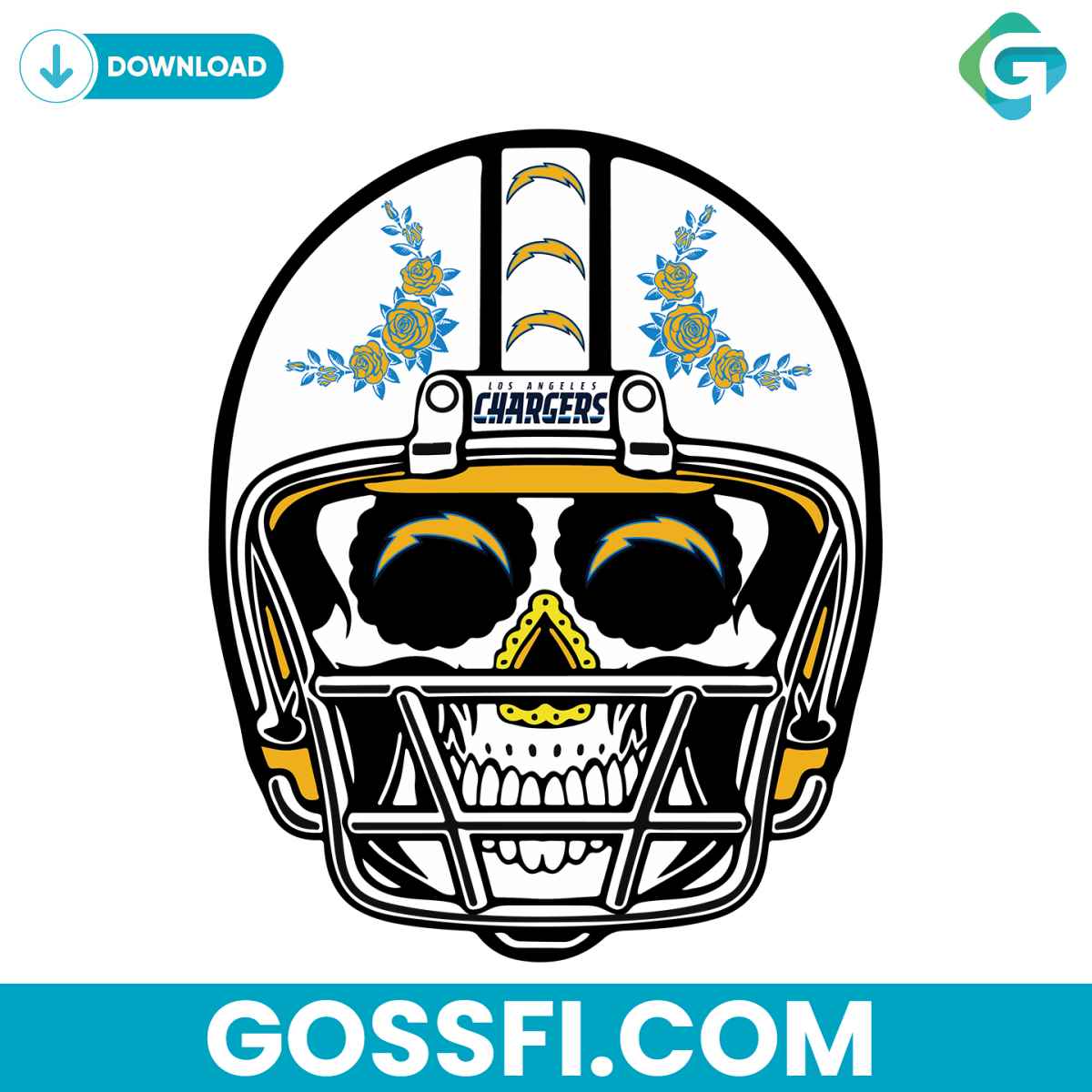 sugar-skull-chargers-helmet-svg-digital-download