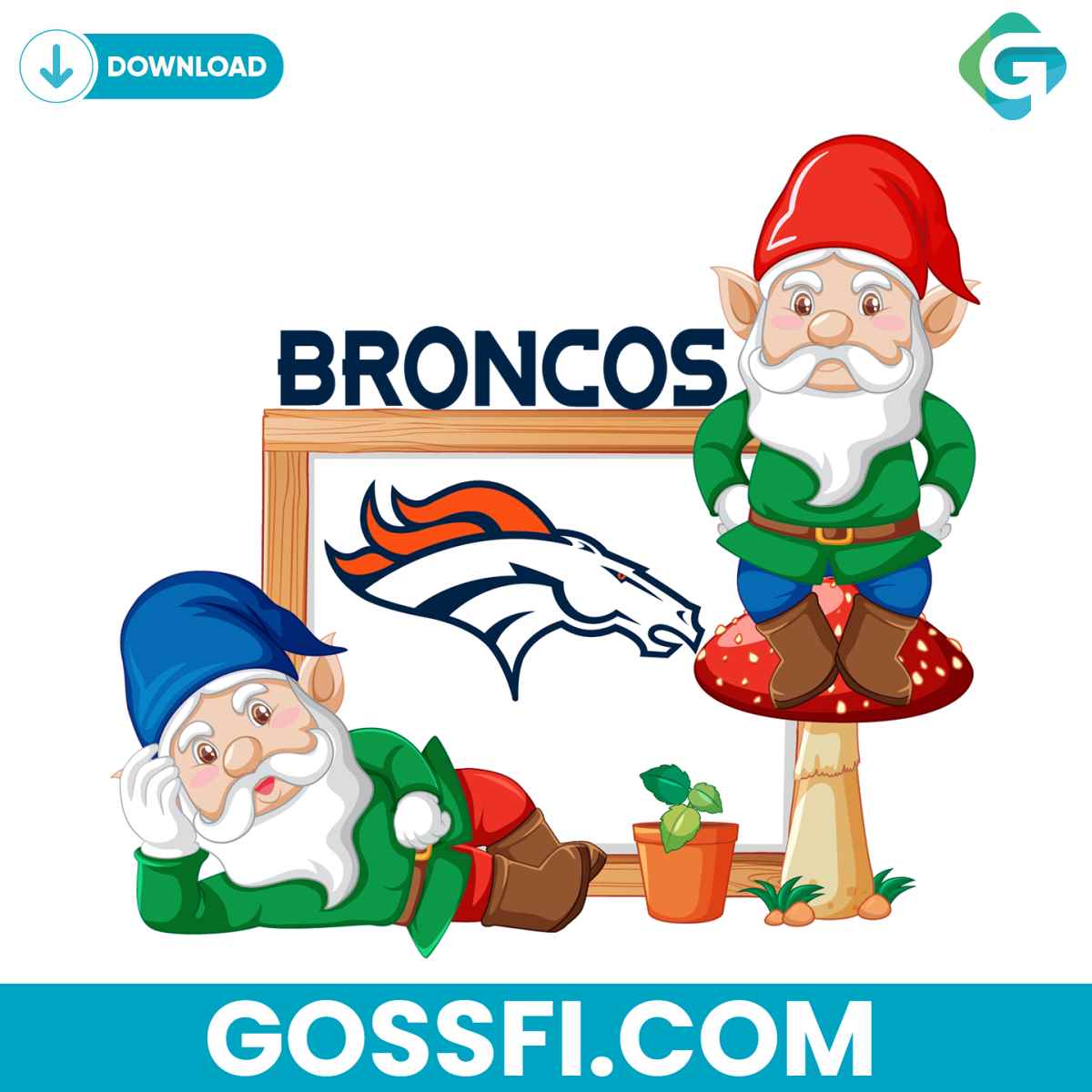gnome-with-denver-broncos-svg-digital-download