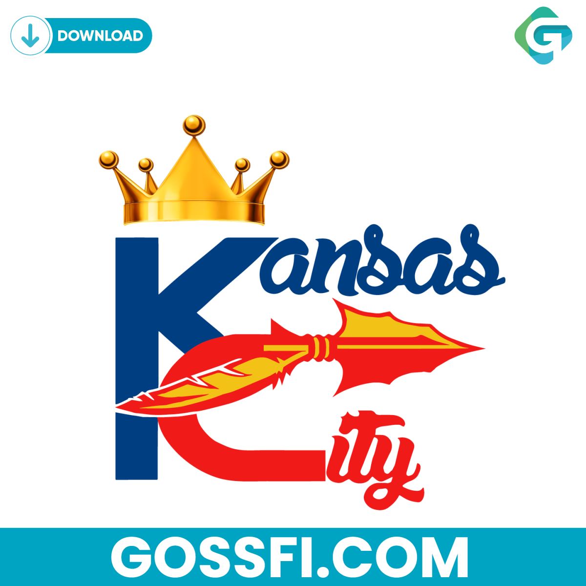 kansas-city-sports-crown-arrow-png