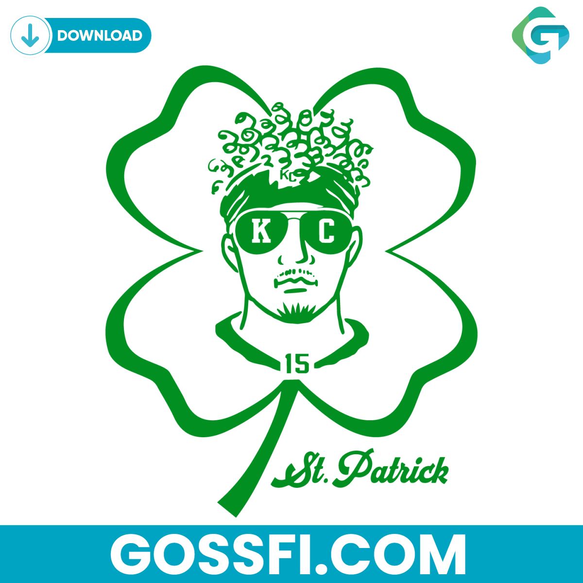 funny-st-patrick-mahomes-kansas-city-chiefs-svg