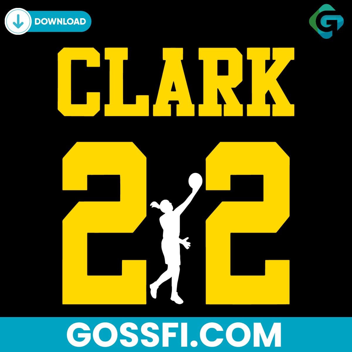 caitlyn-clark-22-iowa-hawkeyes-player-ncaa-svg-digital-download