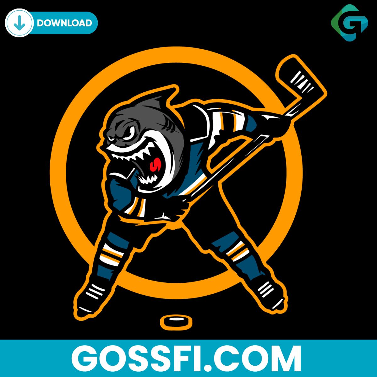 shark-san-jose-hockey-nhl-team-svg-digital-download