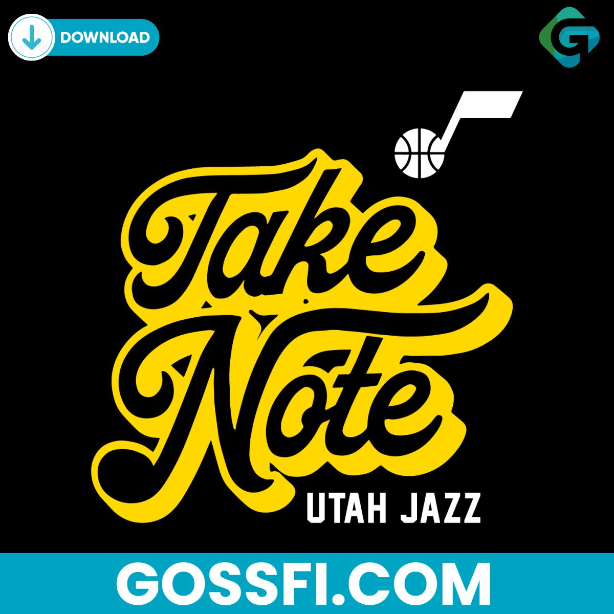 utah-jazz-take-note-nba-basketball-svg-digital-download