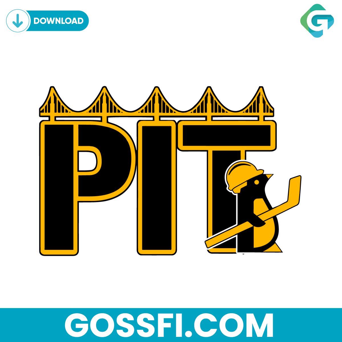 pittsburgh-bridges-penguins-hockey-svg-digital-download