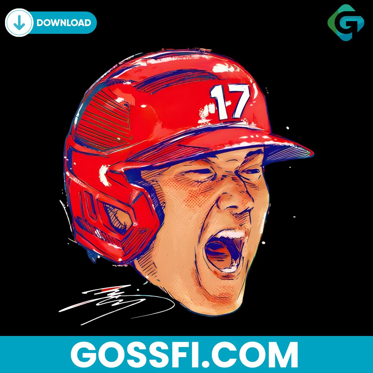 shohei-ohtani-face-los-angeles-angels-png