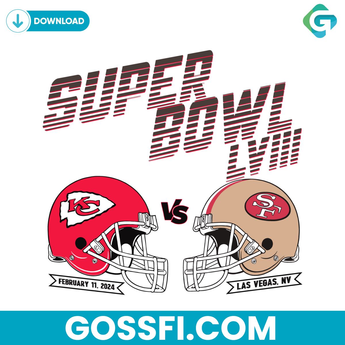 super-bowl-lviii-helmet-kansas-city-chiefs-vs-san-francisco-49ers-svg