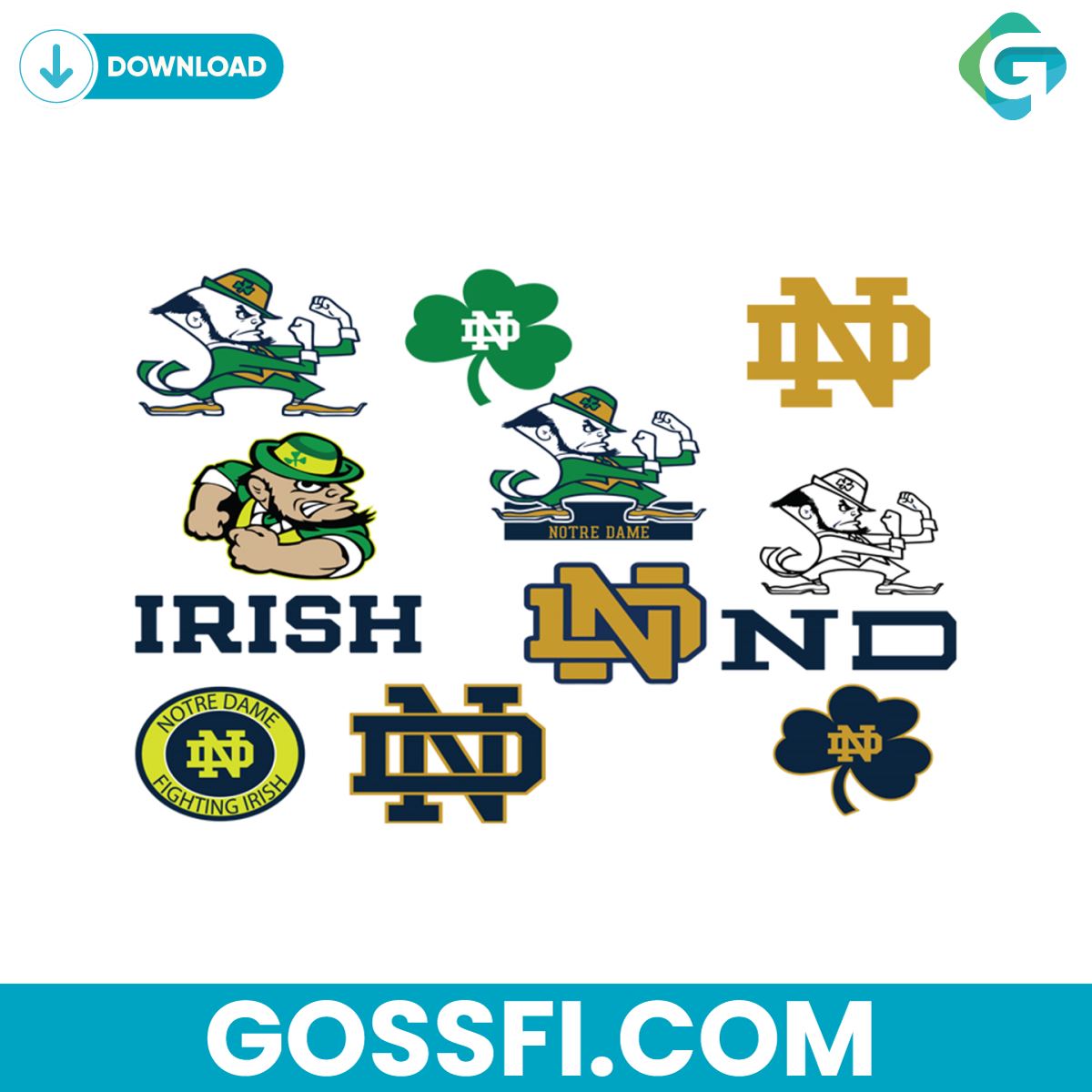notre-dame-fighting-irish-bundle-svg