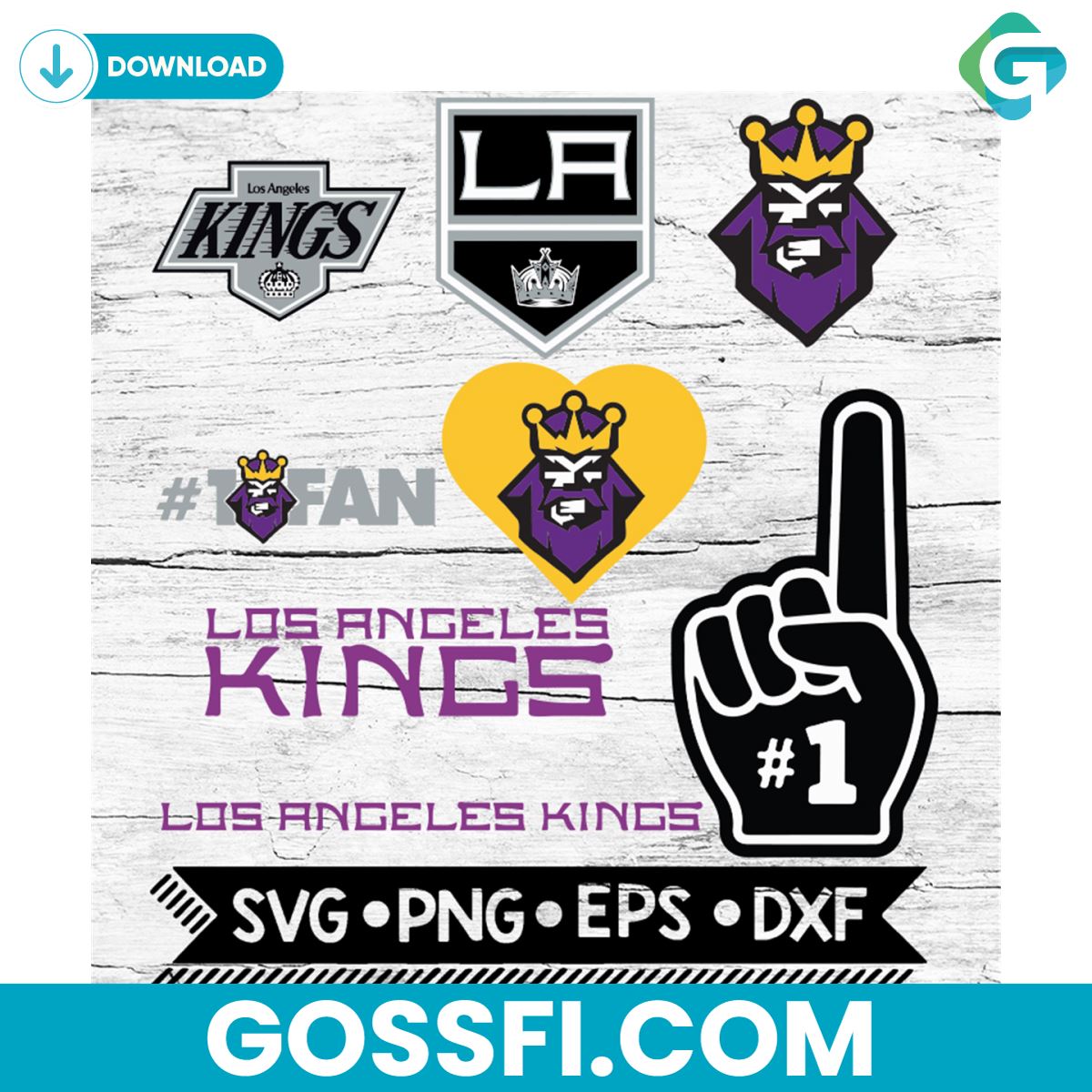 los-angeles-kings-hockey-team-svg-nhl-bundle