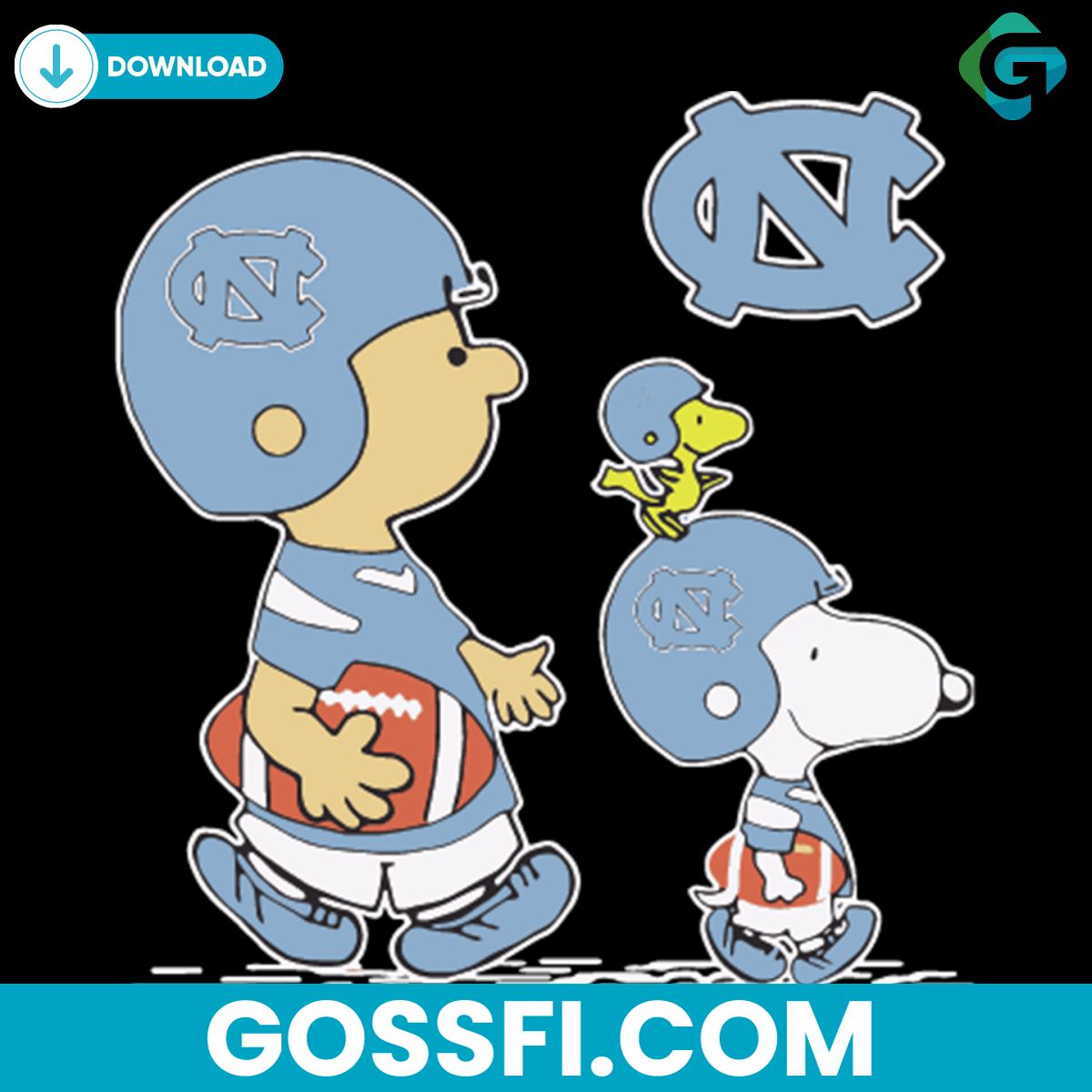 snoopy-woodstock-wear-hat-north-carolina-tar-heels-svg