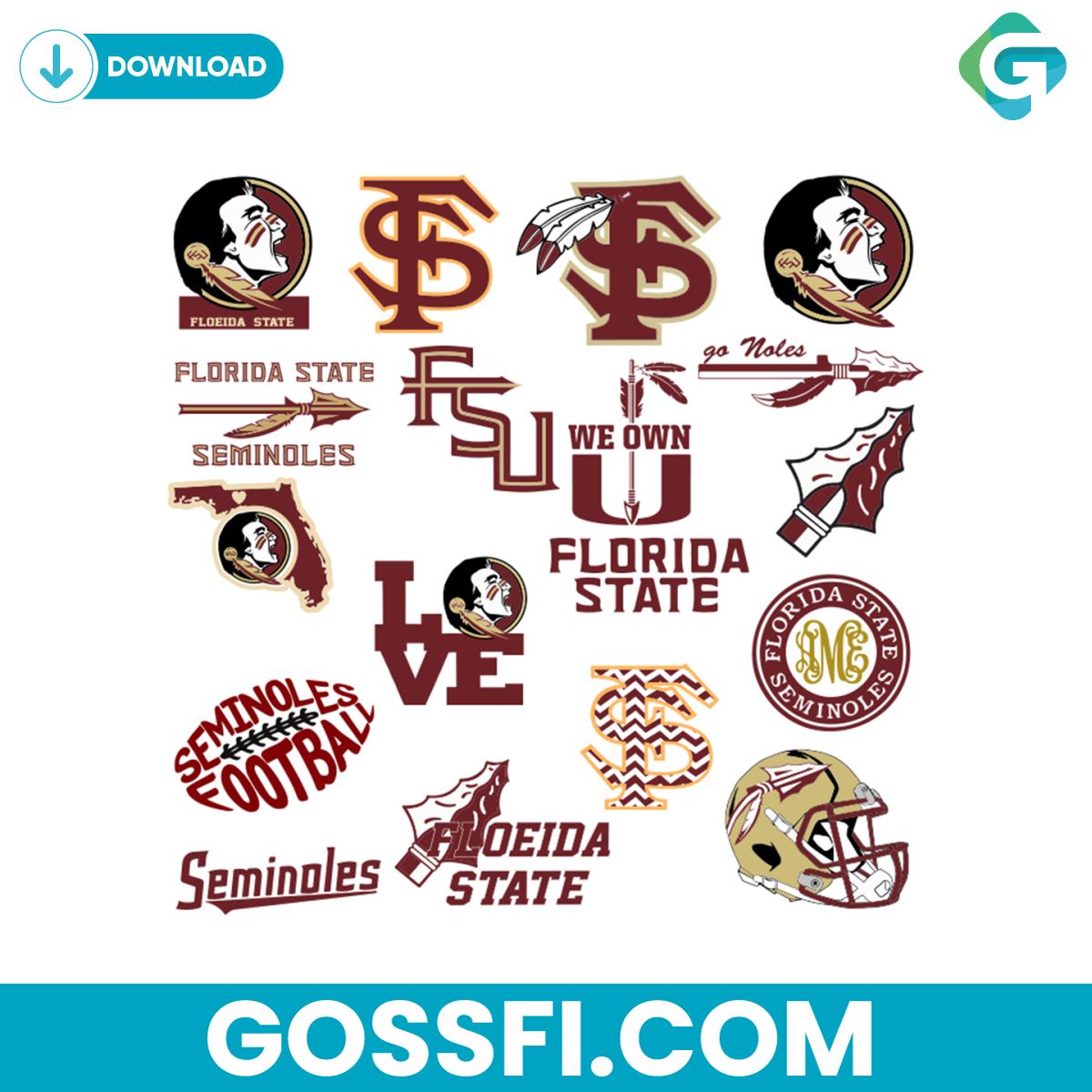 florida-state-logo-bundle-ncaa-svg