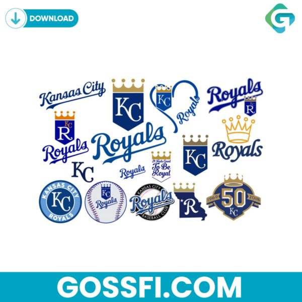 Crown Town Baseball Kansas City Royals Svg Digital Download - Gossfi.com