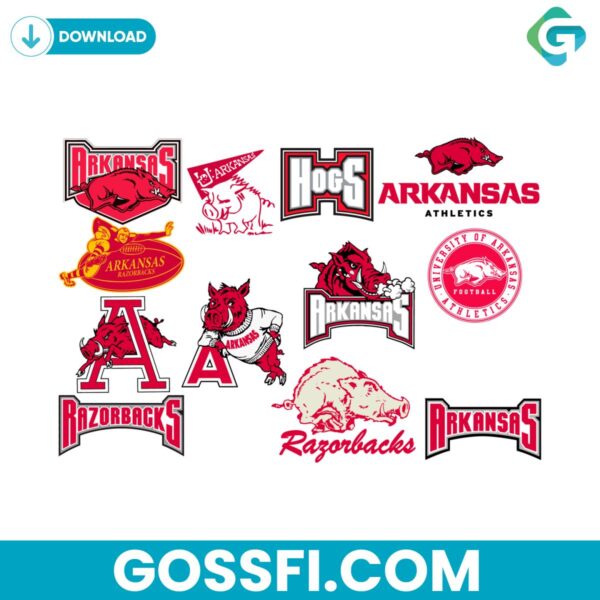 bundle-arkansas-razorbacks-logo-ncaa-sport-svg
