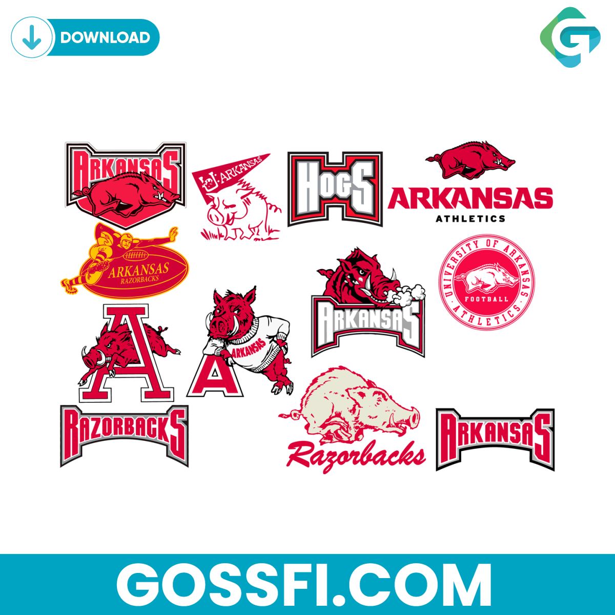 bundle-arkansas-razorbacks-logo-ncaa-sport-svg