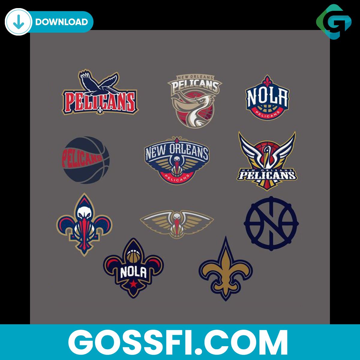 new-orleans-pelicans-logo-team-svg-bundle