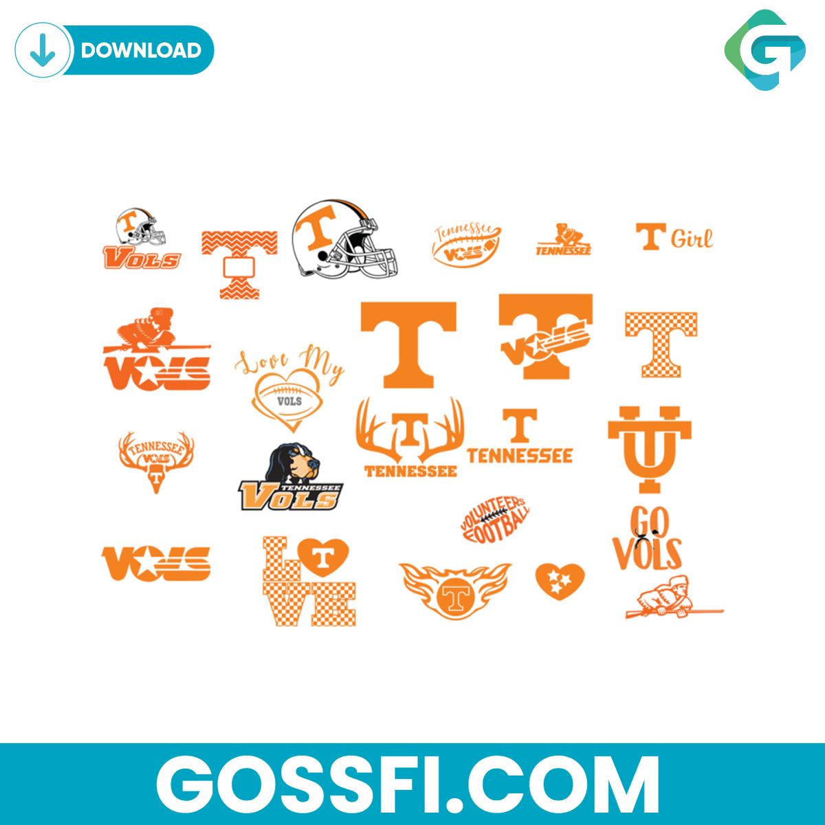 bundle-tennessee-vols-logo-team-svg
